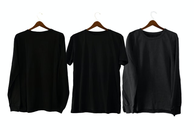 Three Shades of Black Tshirts