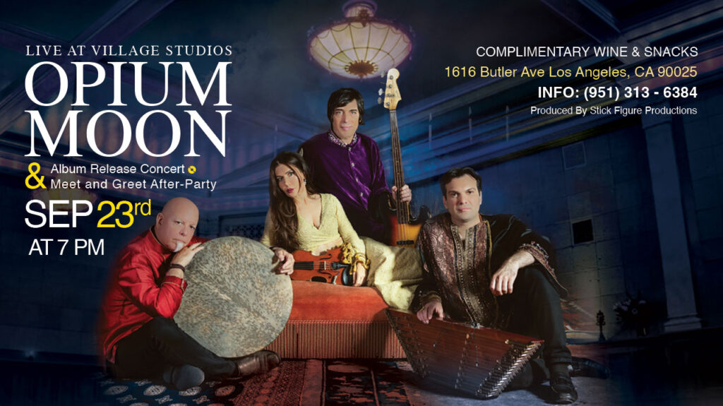 Opium Moon Concert Poster Design The Village   Studios NXT ANCHOR Hamid Said 